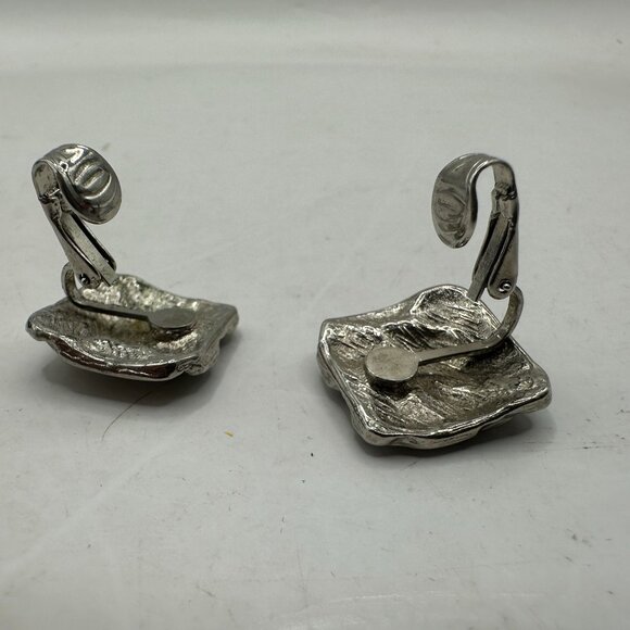 Cato Nickel-Free Clip-On Earrings - Picture 4 of 4